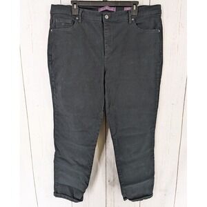 Gloria Vanderbilt Size 20W Black Casual Stretch Amanda Jeans